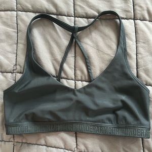 Grey Under Armor Sports Bra